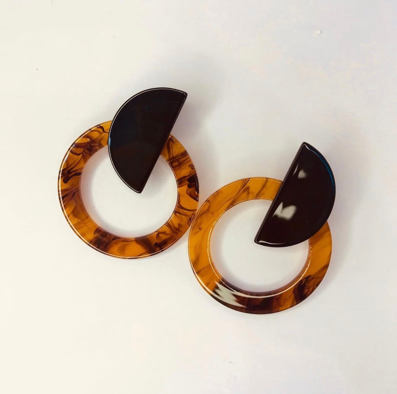 geometric semcir studs